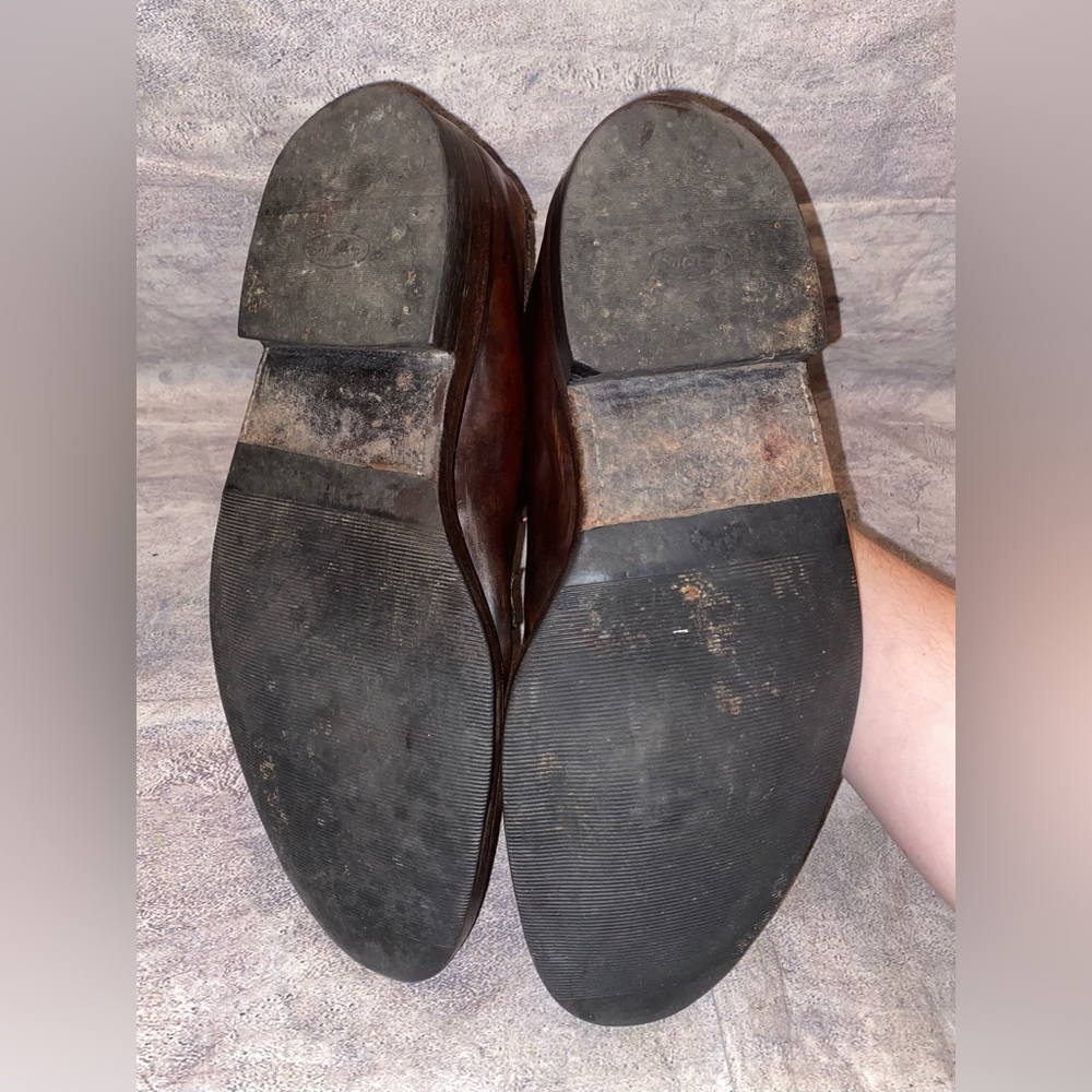 Vintage Florsheim Imperial Shell Cordovan Color 8 Brown Lace Up Derby 11 Vtg USA - Picture 6 of 11